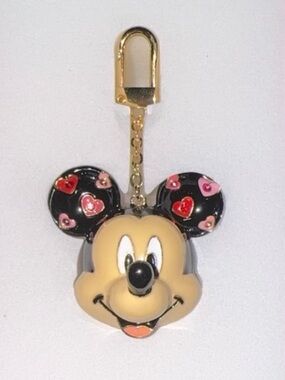 Disney BAUBLEBAR Mickey Mouse Rhinestone Heart Bag Charm